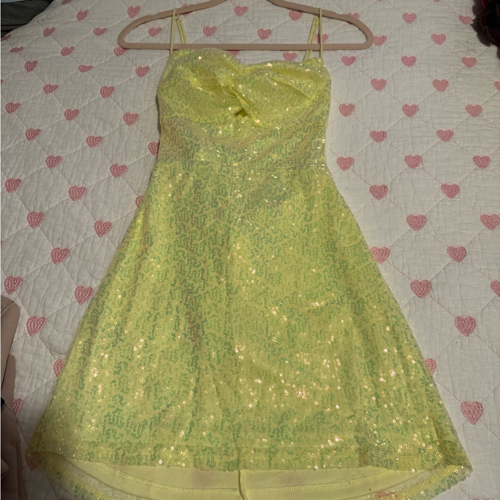 Lucy in the Sky Light Yellow Dress